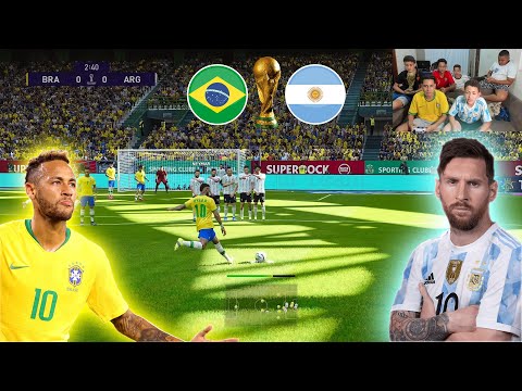 COMEÇOU A COPA DO MUNDO NO VÍDEO GAME! BRASIL x ARGENTINA ‹ Rikinho ›