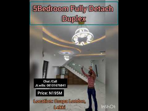 5 bedroom Duplex For Sale Osapa London Osapa Lekki Lagos