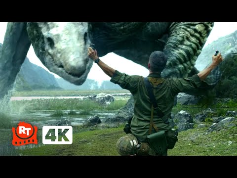 Kong: Skull Island (2017) 4K - Cole's Sacrifice Scene | Movieclips