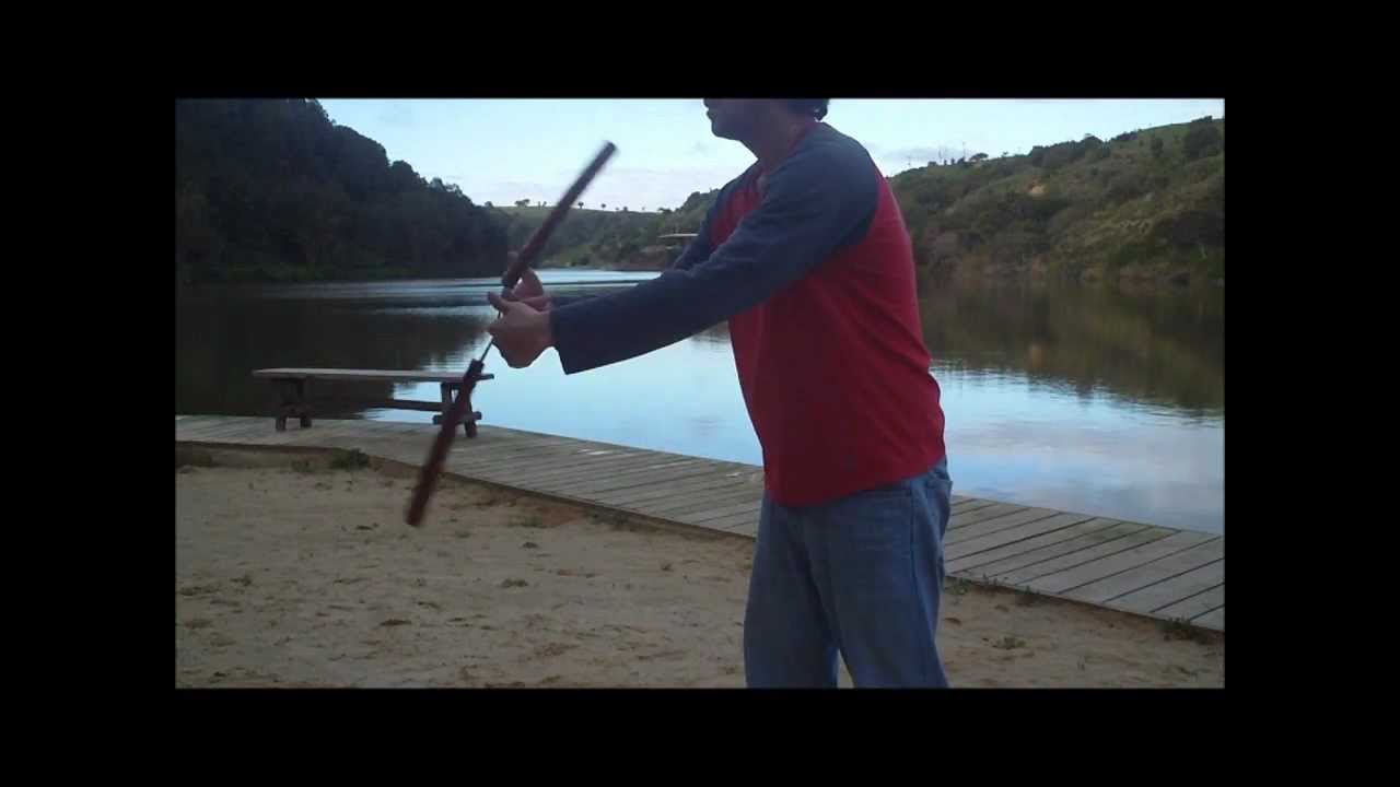 Advanced Nunchucks: down spin wheel to hand catch