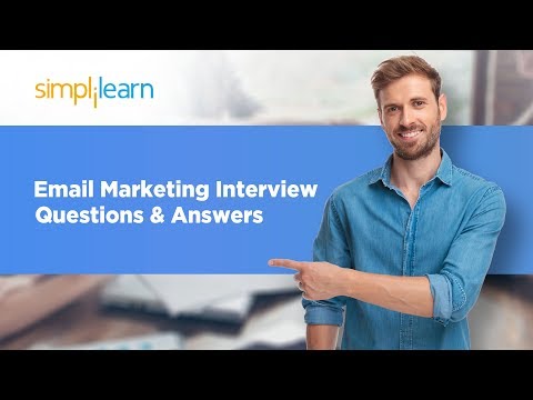 Email Marketing Interview Questions Answers | Email Marketing Interview Questions | Simplilearn
