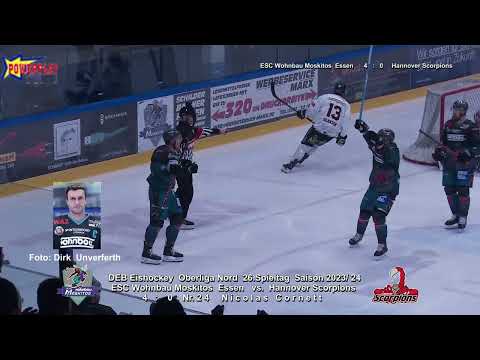2023 12 22 DEB OL Nord 2023 24 SP26 ESC W Moskitos Essen vs  Hannover Scorpions