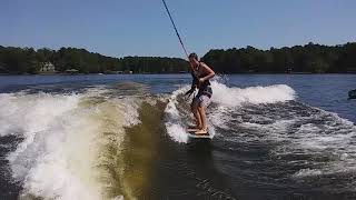 preview picture of video 'Ice Pirates on Lake Gaston'