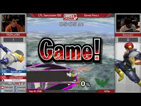 CFL Smackdown 193 Melee - PG Plup (Sheik) vs Gahtzu (Falcon) - Grand Finals