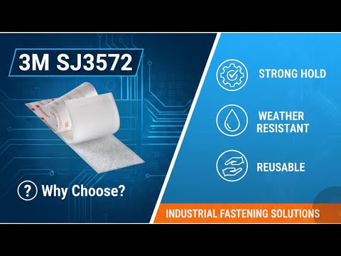 3M SJ3572 Loop Fastener | Strong, Reusable & Industrial Fastening Solution Explained