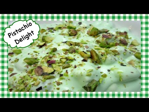 Pistachio Delight Dessert Recipe ~ St Patrick's Day Pistachio Nut Fluff Video