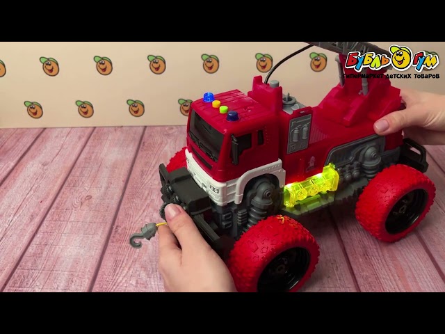 Машина Lanson Toys Пожарная со световыми и звуковыми эффектами 1:16 - видео