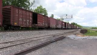 preview picture of video 'NS 7654 leads the NS 167 at South Spring City'