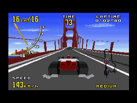 Virtua Racing ... (Sega Genesis) Gameplay