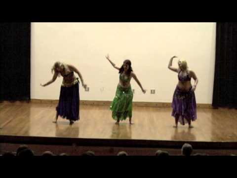 CofC Bellydance Troupe -  Kalila, Farrah, and Rahima dance to Habibi Ya Eini