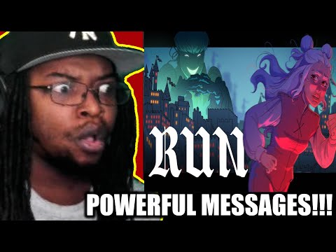 Lydia the Bard - RUN (Official Animatic Music Video) DB Reaction