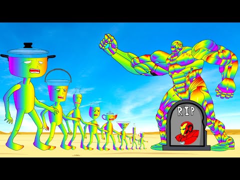 Rescue RAINBOW IRON-MAN & HULK Family Vs Team MONSTER RADIATION: Returning From The Dead SECRET!