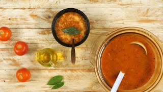 מרק עגבניות עם אורז