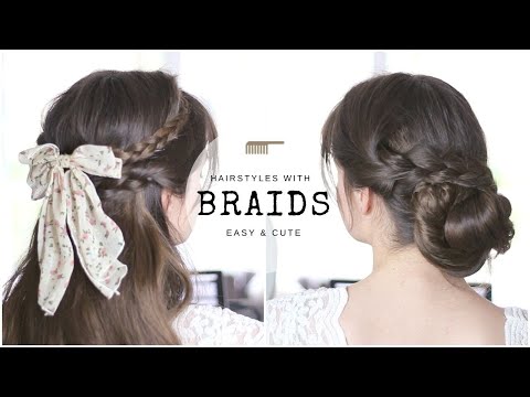 Braids For Beginners | 10 Cute & Simple Hairstyles