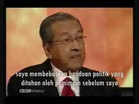BBC HARDTalk - Dr. Mahathir 3/3