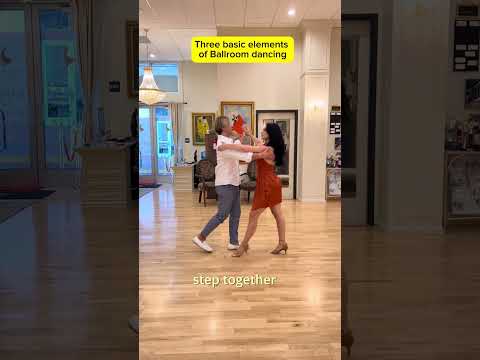 Three basic elements of ballroom dancing - tutorial for beginners