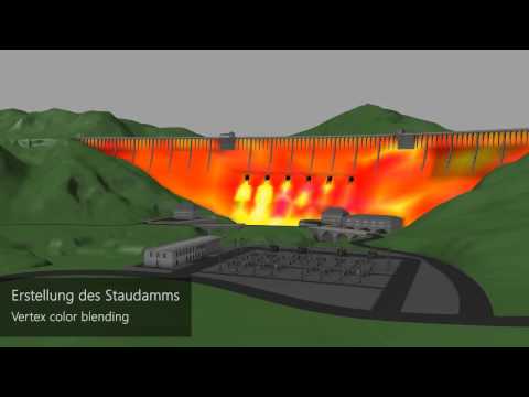 Making of Bau Simulator 2015   Erstellung des Staudamms und des Umspannwerks