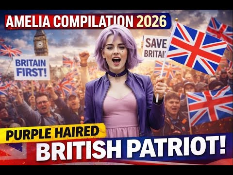 AMELIA COMPILATION 2026 | Purple Haired British Patriot 🇬🇧 | Viral UK Meme