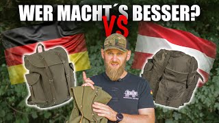 Rucksäcke aus Deutschland und Österreich im Vergleich