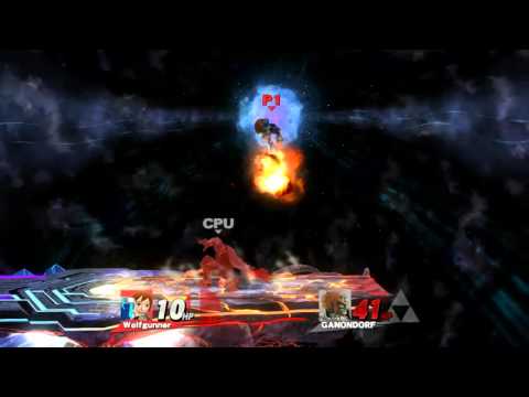Super Smash Bros: 10 HP VS. Level 9 CPU with 150 HP