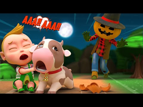 Moo Moo Brown Cow - Halloween Adventure With A Baby And A Funny Cow | Super Sumo Nursery Rhymes