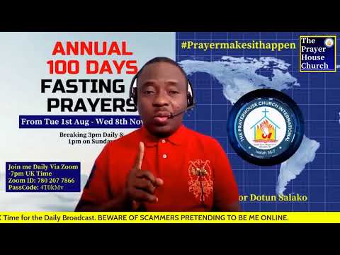 The Midnight Prayers - Pastor Dotun Salako (Sat 26th Aug 2023)
