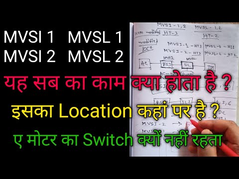 MVSI 1-2 & MVSL 1-2 In Locomotive | What is the work of MVSI & MVSL | MVSI 1 MVSI 2 MVSL 1 MVSL 2...
