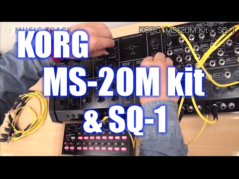 KORG MS-20M Kit and SQ-1 Demo & Review [English Captions]