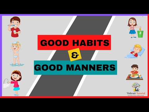 Good habits for kids  | Good habits for children | good manners for kids