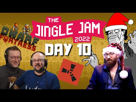 RUST RP! Breakfast Mixup, Everyone is Santa and More! - Day 10 Highlights - Jingle Jam 2022