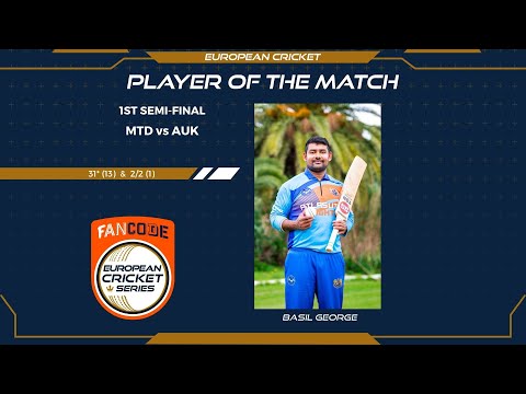 POTM: B.George - MTD vs AUK | Highlights | FanCode ECS Malta Encore Day 12 | Malta 2021