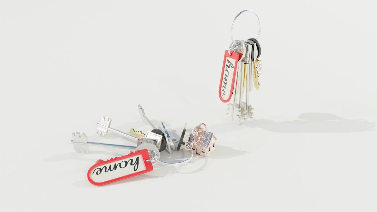 Bunch of Keys 3D Model