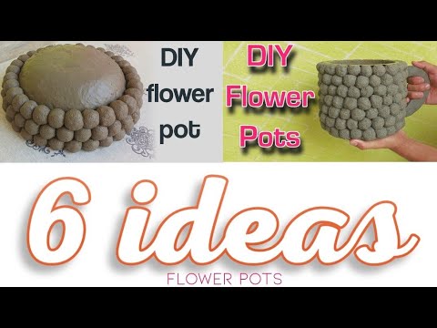 The 6 Most Beautiful Cement Flower Pots You'll Want To Make For Your Garden