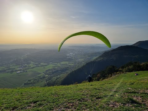 Paragliding Flight at Lijak, Slovenia in November 2022