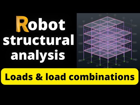Robot structural analysis_Loads_load Combinations_autodesk robot tutorial