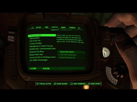 Precipice of War Quest + Secure the Church from Brotherhood of Steel, Fallout 4