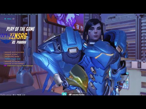 POTG! YZNSA INSANE NANO PHARAH GAMEPLAY OVERWATCH SEASON 26 TOP 500