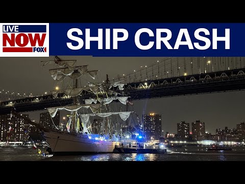 Video | BREAKING: Ship crashes into Brooklyn Bridge, 2 dead  | LiveNOW from FOX