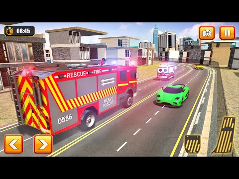 Firefighter Robot Transform Truck: Rescue Hero ( Survival Mode)
