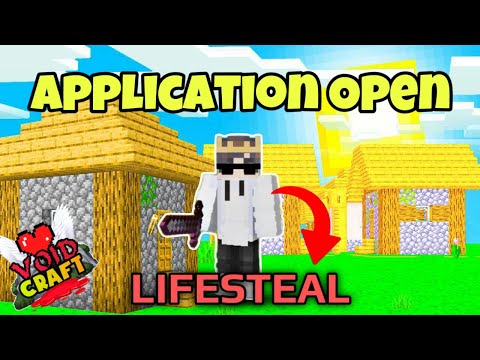 AG Gamerz - New Minecraft Lifesteal SMP Application is Open!! (VOID CRAFT)