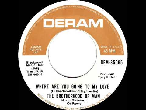 1970 Brotherhood Of Man - Where Are You Going To My Love (mono 45)