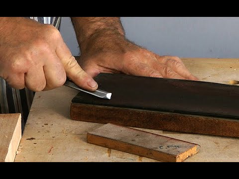 How to Sharpen Your V tool 8  - Stropping