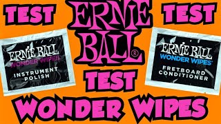Video thumbnail for Ernie Ball: (Wonder Wipes) Review Demo #ernieball #wonderwipes #guitarwipes #guitarcleaning #guitar by Truck Driver Shawn