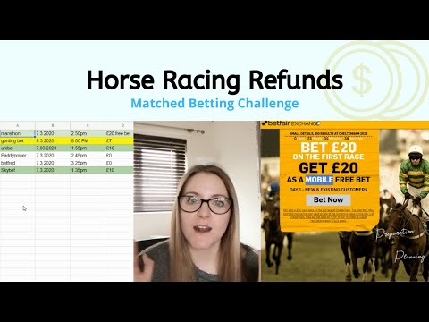 Matched Betting Horse Racing Refunds - Challenge