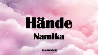 Namika ft. Farid Bang - Hände Lyrics