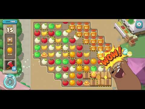 We Bare Bears Match3 Repairs Level 1048 - No Boosters