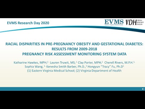 Thumbnail image of video presentation for Racial Disparities in Pre-pregnancy Obesity and Gestational Diabetes: Results from 2009-2018 Pregnancy Risk Assessment Monitoring System Data