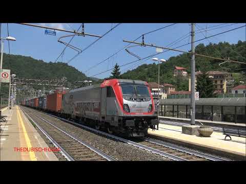 MERCITALIA RAIL 494 CON MERCI IN TRANSITO A RONCO SCRIVIA. (GE) SAB. 12 - 6 - 2021.