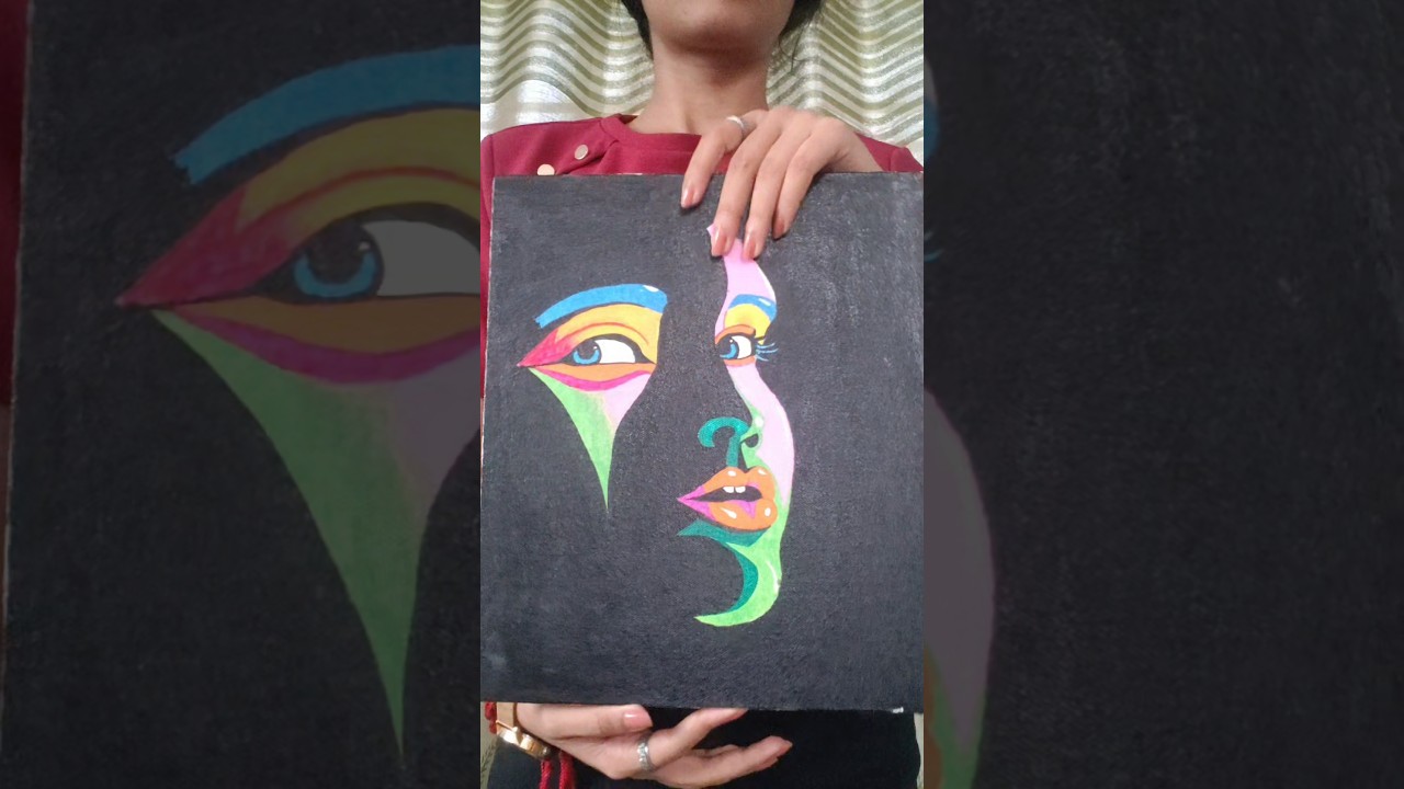 Trend with Artistic Way|| Canvas/ Painting/ #canvas #trending #canvaspainting  #painting