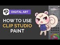 How To Use CLIP STUDIO PAINT Digital Art Tutorial For BEGINNERS Step By Step